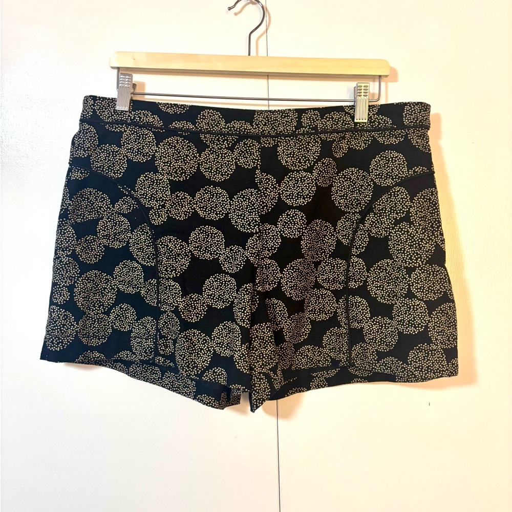 Anthropologie Cartonnier High Rise Dot Circle Print Shorts - Size 12